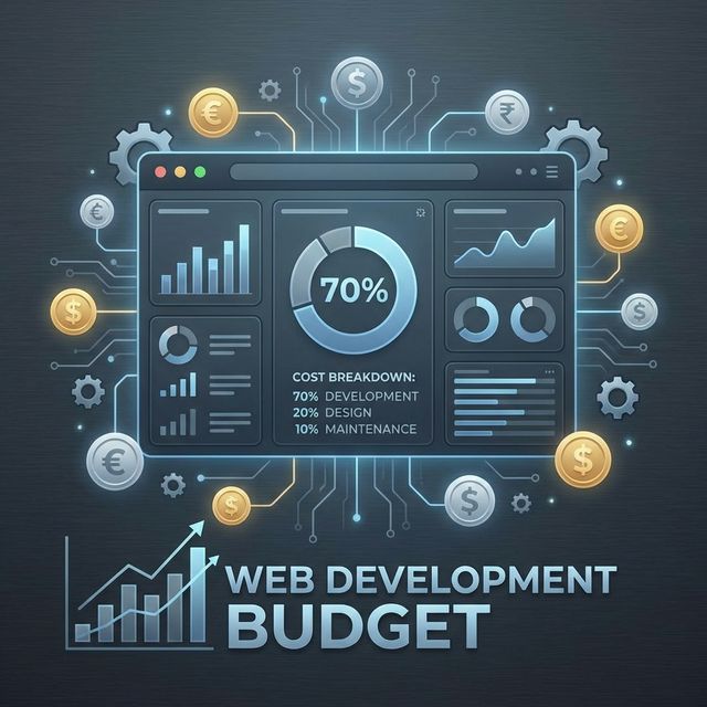 Illustration representing Drupal development cost and budgeting